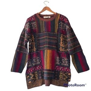 Stefano coogi inspired vintage sweater womens Medium USA  80s